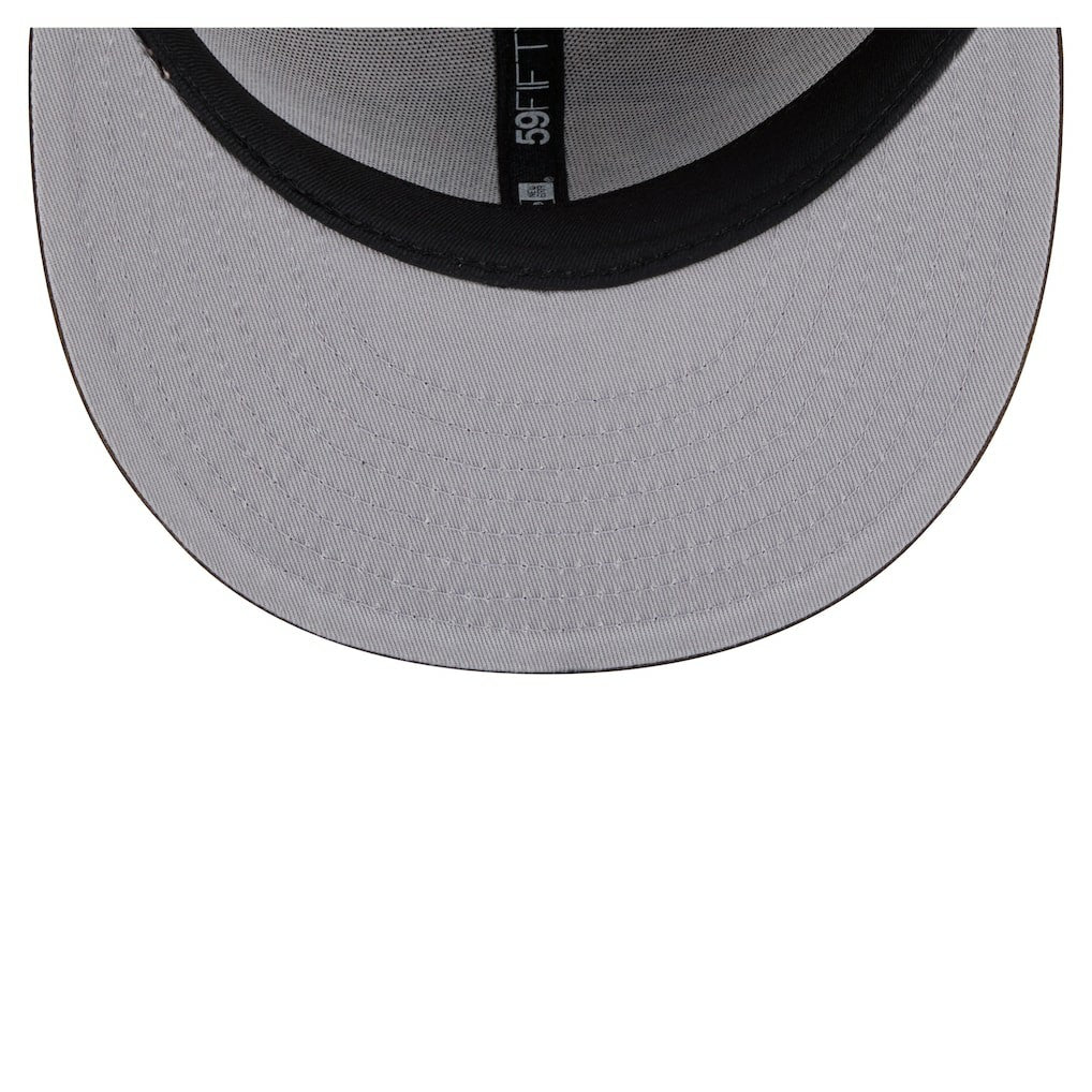 Baltimore Ravens New Era Two-Tone Walnut 59FIFTY Fitted Hat Light Brown/Dark Brown | NFL