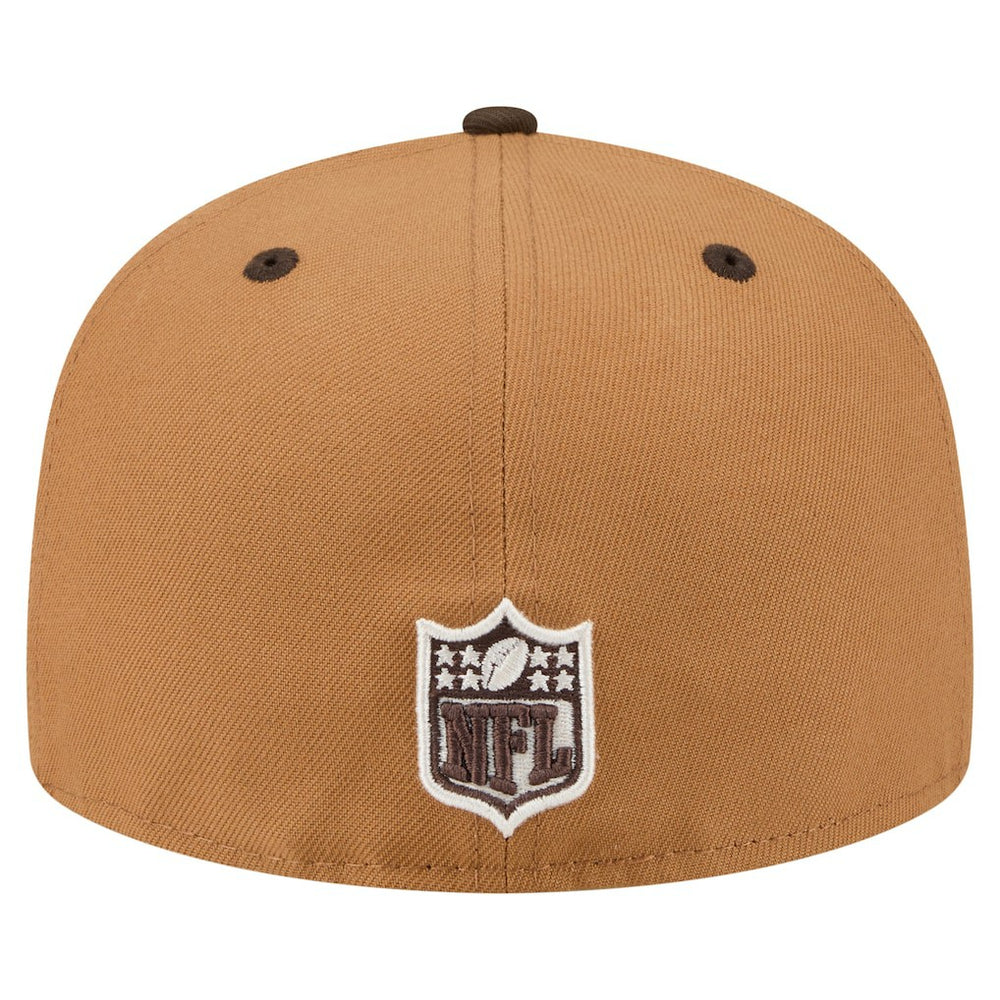 Buffalo Bills New Era Two-Tone Walnut 59FIFTY Fitted Hat Light Brown/Dark Brown | NFL