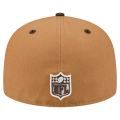 Buffalo Bills New Era Two-Tone Walnut 59FIFTY Fitted Hat Light Brown/Dark Brown | NFL