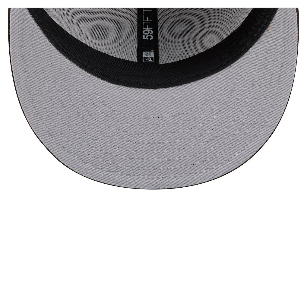 Chicago Bears New Era Two-Tone Walnut 59FIFTY Fitted Hat Light Brown/Dark Brown | NFL