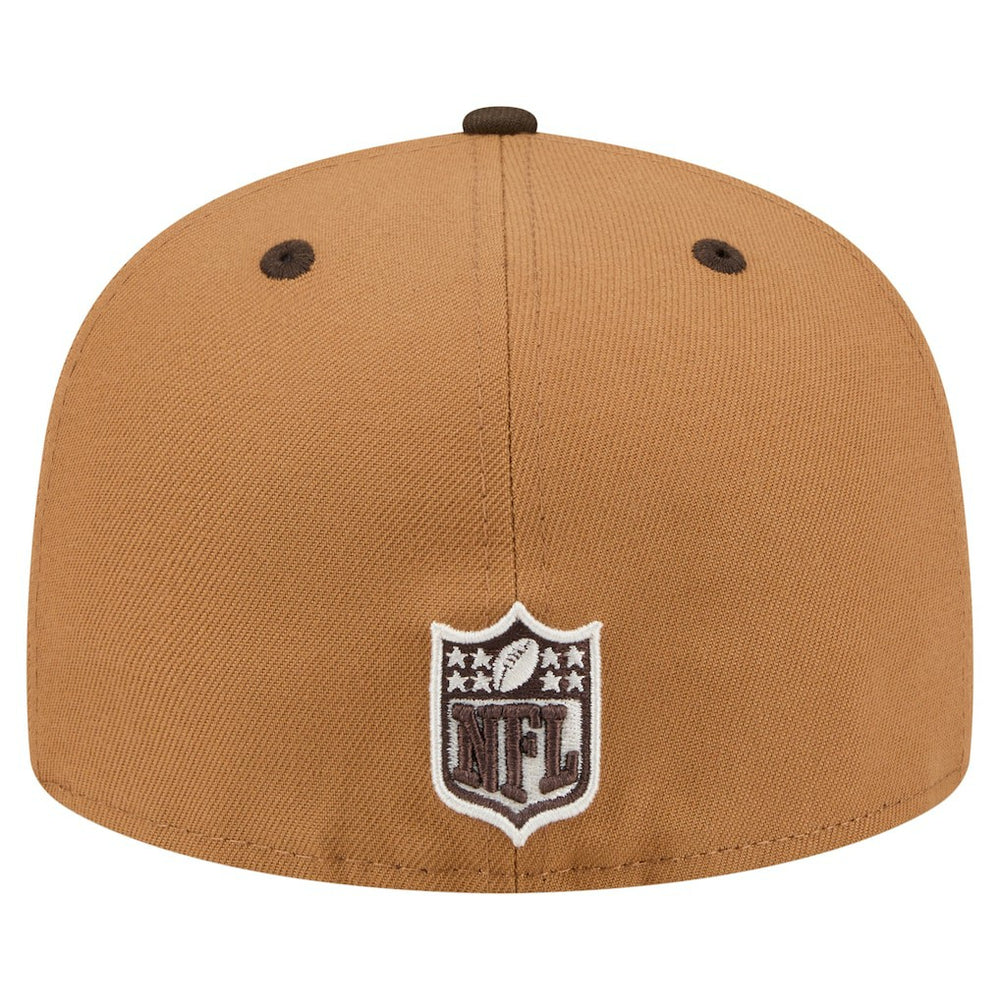 Cincinnati Bengals New Era Two-Tone Walnut 59FIFTY Fitted Hat Light Brown/Dark Brown | NFL