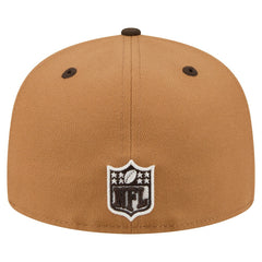 Cleveland Browns New Era Two-Tone Walnut 59FIFTY Fitted Hat Light Brown/Dark Brown | NFL