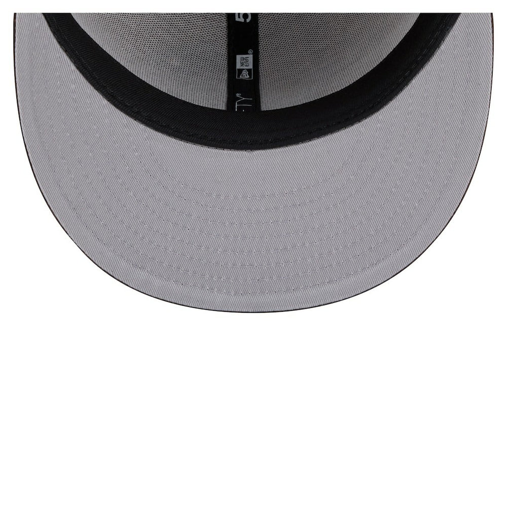 Detroit Lions New Era Two-Tone Walnut 59FIFTY Fitted Hat Light Brown/Dark Brown | NFL