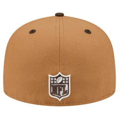 Green Bay Packers New Era Two-Tone Walnut 59FIFTY Fitted Hat Light Brown/Dark Brown | NFL