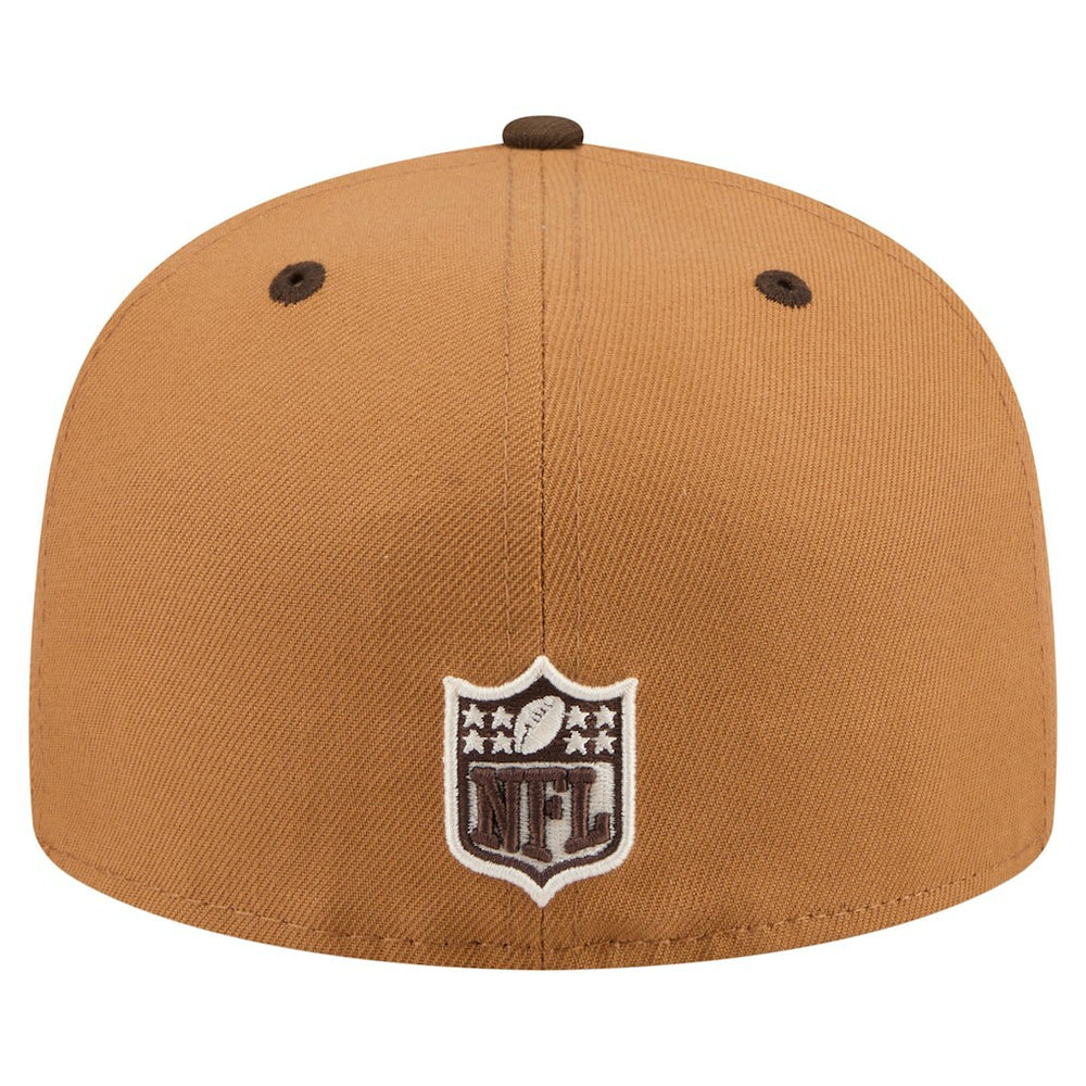 Indianapolis Colts New Era Two-Tone Walnut 59FIFTY Fitted Hat Light Brown/Dark Brown | NFL