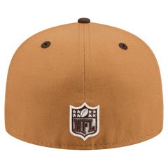 Jacksonville Jaguars New Era Two-Tone Walnut 59FIFTY Fitted Hat Light Brown/Dark Brown | NFL