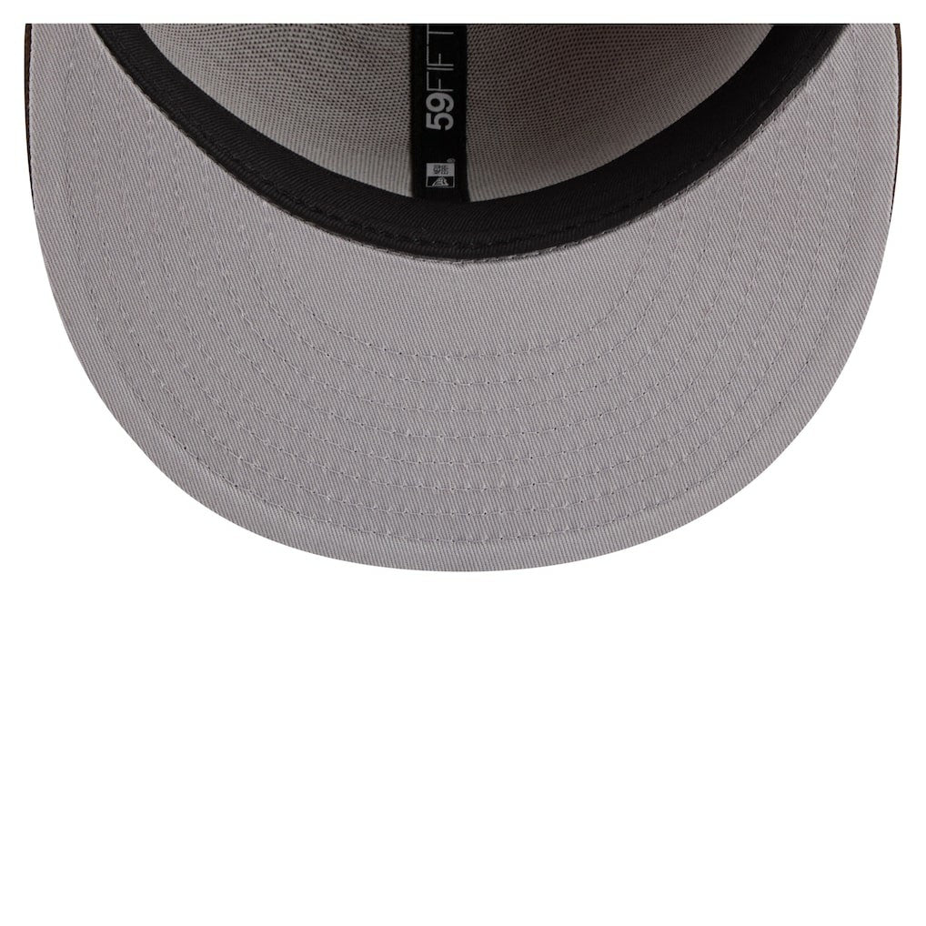 Minnesota Vikings New Era Two-Tone Walnut 59FIFTY Fitted Hat Light Brown/Dark Brown | NFL