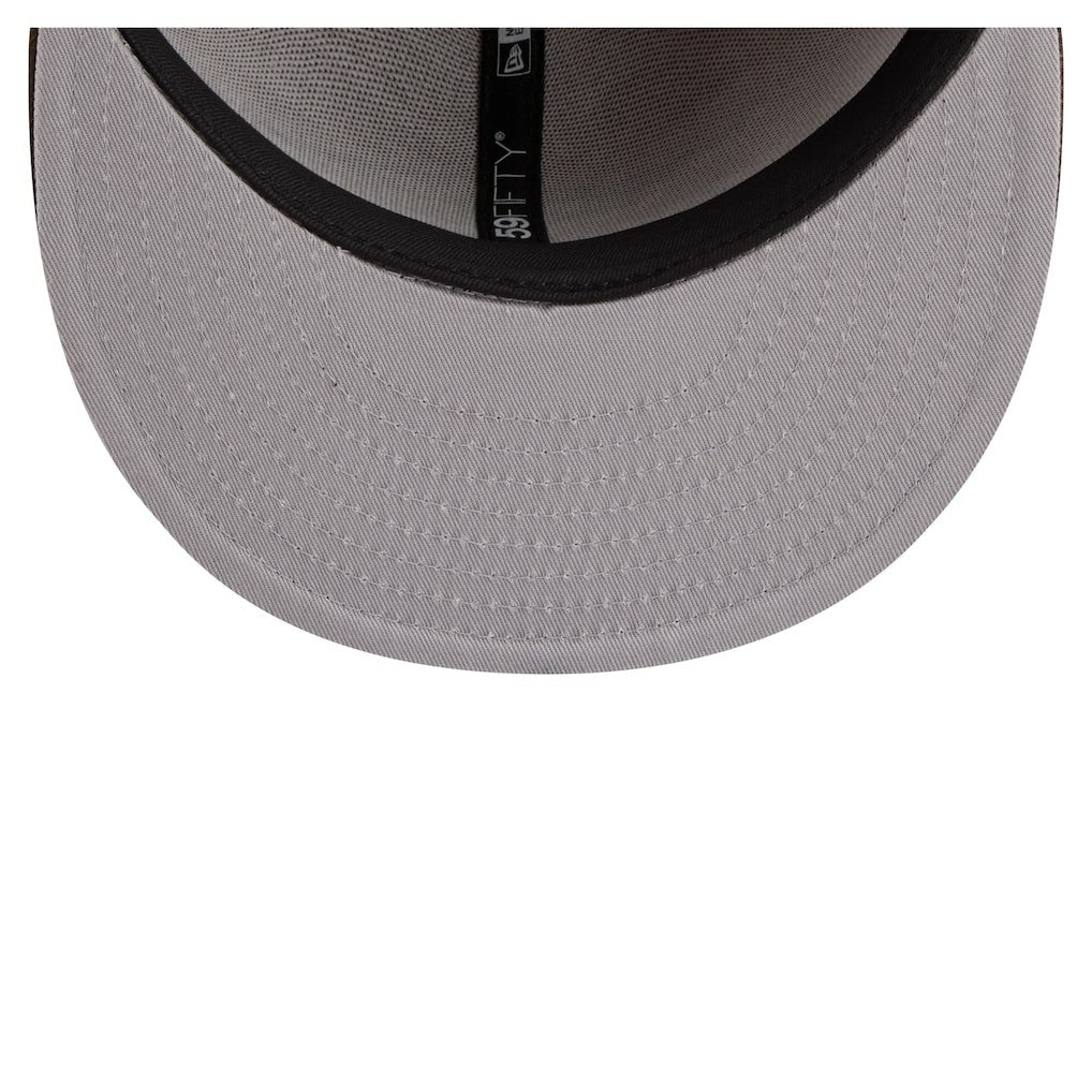 New England Patriots New Era Two-Tone Walnut 59FIFTY Fitted Hat Light Brown/Dark Brown | NFL