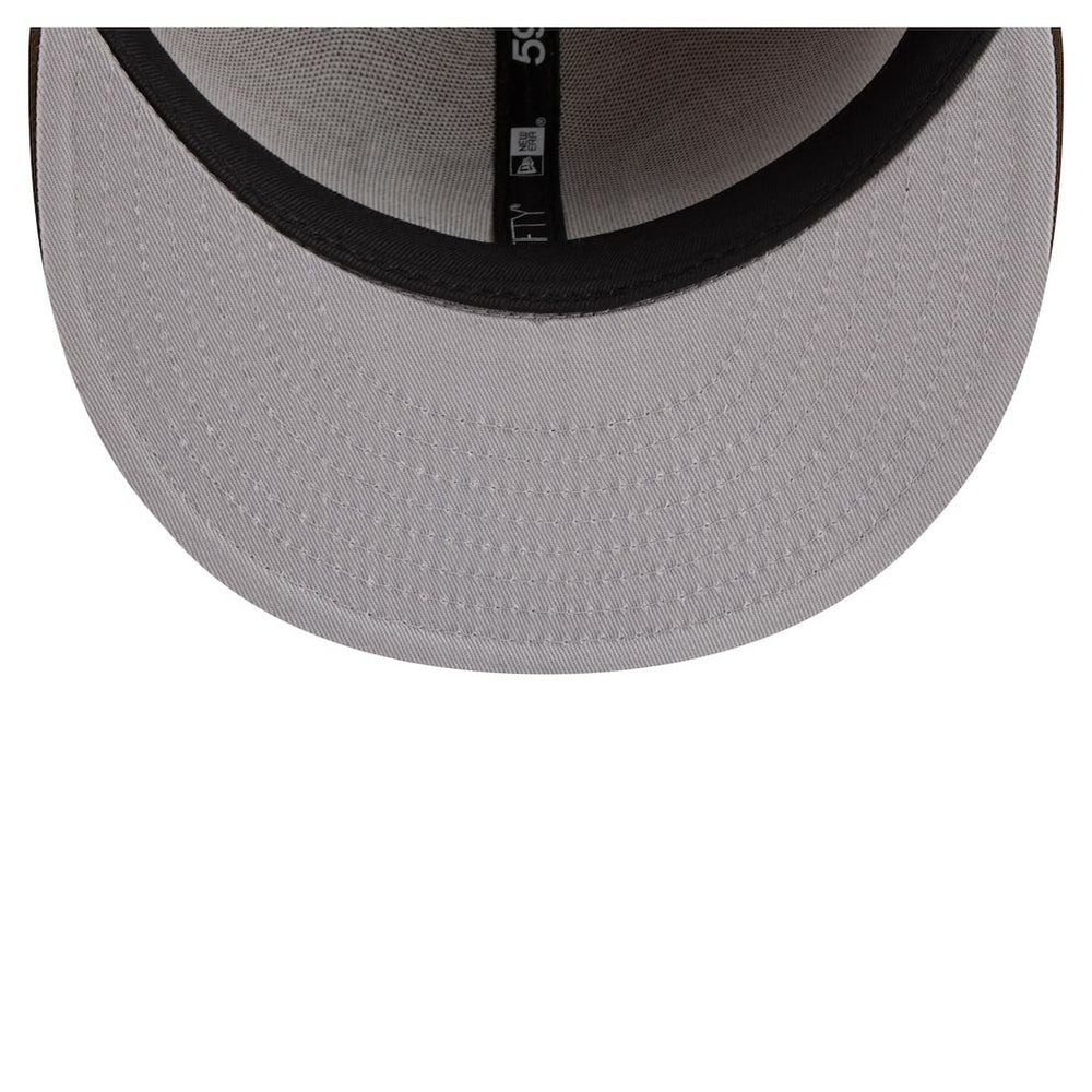 New York Giants New Era Two-Tone Walnut 59FIFTY Fitted Hat Light Brown/Dark Brown | NFL