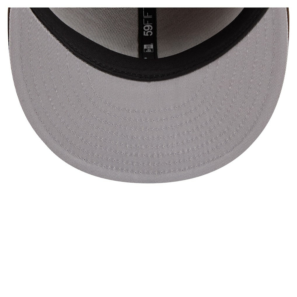 San Francisco 49ers New Era Two-Tone Walnut 59FIFTY Fitted Hat Light Brown/Dark Brown | NFL