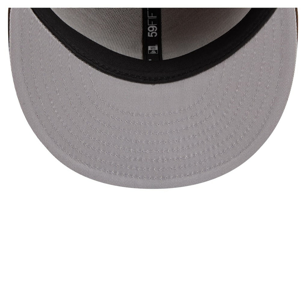 San Francisco 49ers New Era Two-Tone Walnut 59FIFTY Fitted Hat Light Brown/Dark Brown | NFL