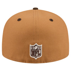 Tennessee Titans New Era Two-Tone Walnut 59FIFTY Fitted Hat Light Brown/Dark Brown | NFL