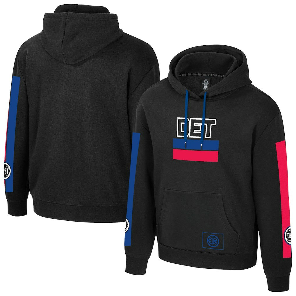 Detroit Pistons Stadium Essentials Unisex NBA Legends City Star Fleece Hoodie Black - NBA