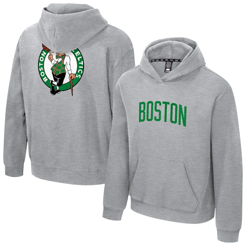 Boston Celtics Stadium Essentials Unisex First Team Club Level Hoodie Heather Gray - NBA