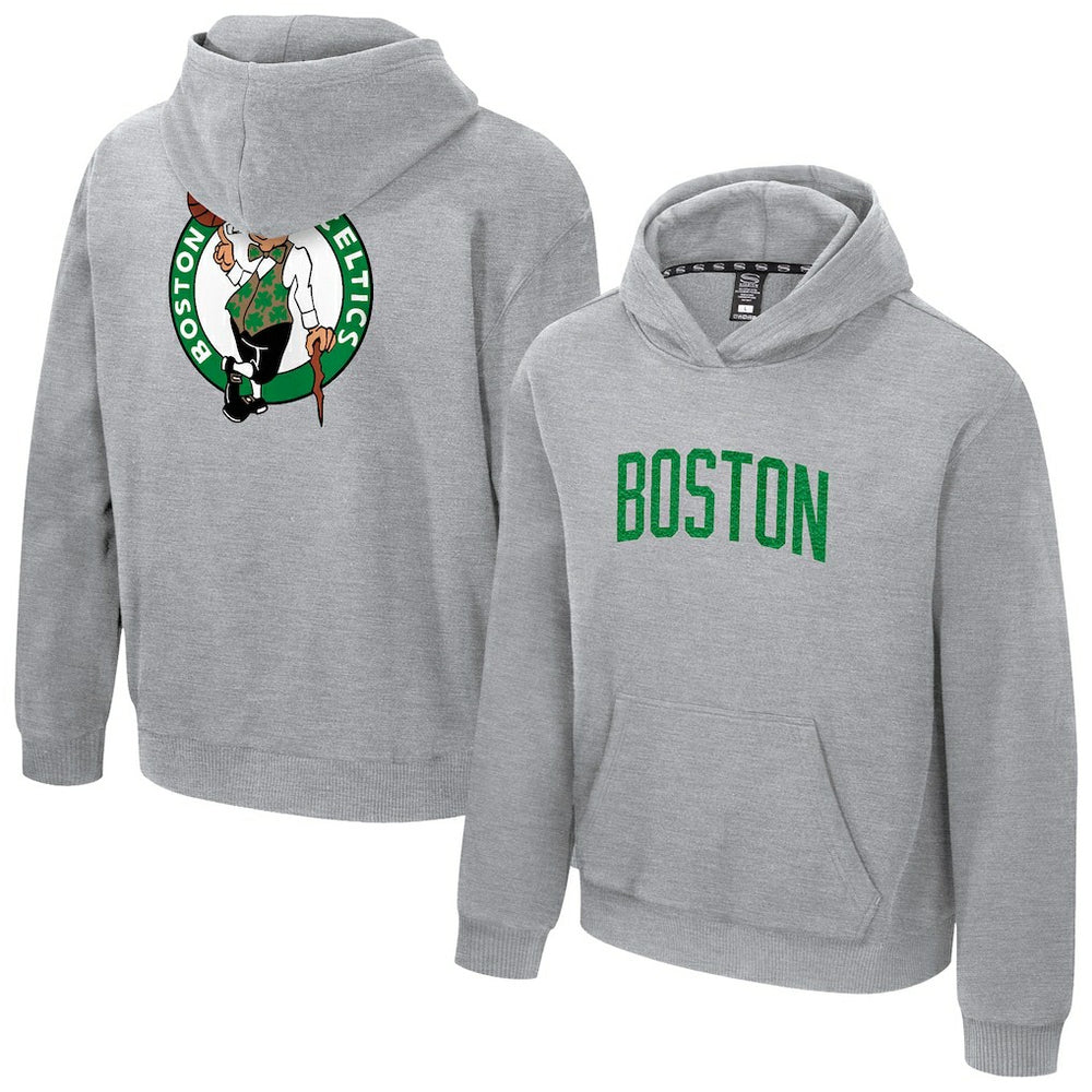 Boston Celtics Stadium Essentials Unisex First Team Club Level Hoodie Heather Gray - NBA