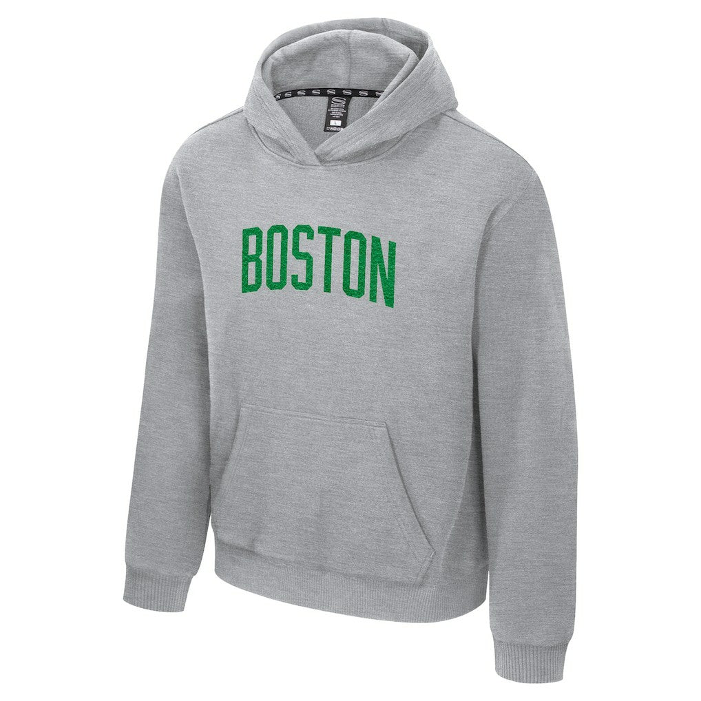 Boston Celtics Stadium Essentials Unisex First Team Club Level Hoodie Heather Gray - NBA