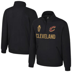 Cleveland Cavaliers Stadium Essentials Unisex First Team Trainer Quarter-Zip Pullover Black - NBA