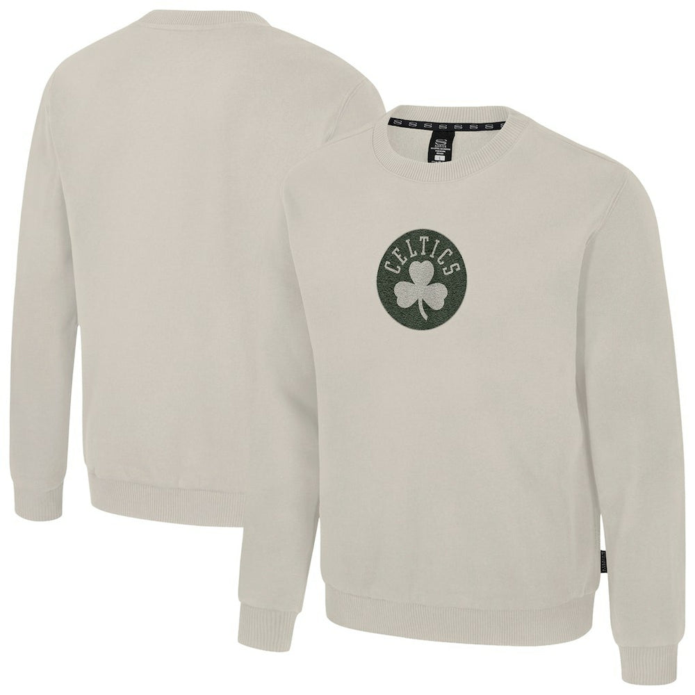 Boston Celtics Stadium Essentials Unisex Rivalry Club Level Fleece Sweatshirt Natural - NBA