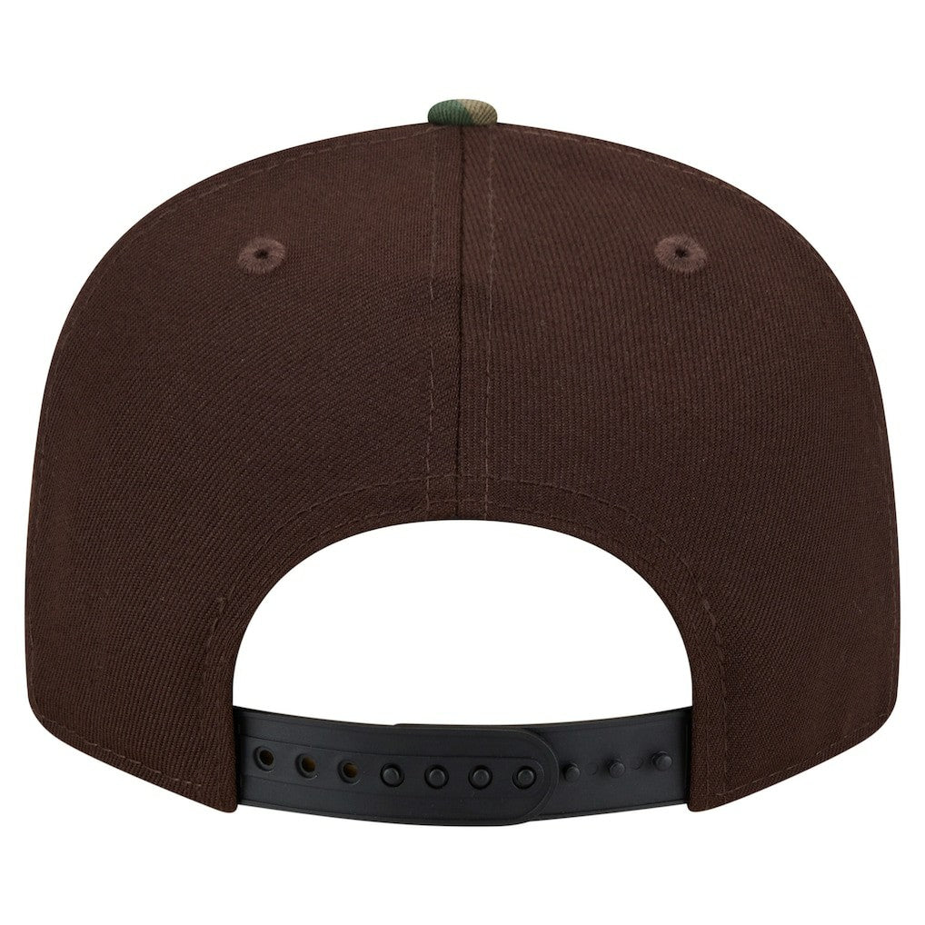 Chicago Bears Adult Burnt Wood Camo 9FIFTY Snapback Hat Dark Brown | NFL