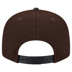 Miami Dolphins Adult Burnt Wood Camo 9FIFTY Snapback Hat Dark Brown | NFL