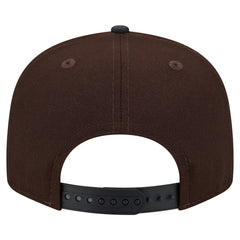 New England Patriots Adult Burnt Wood Camo 9FIFTY Snapback Hat Dark Brown | NFL