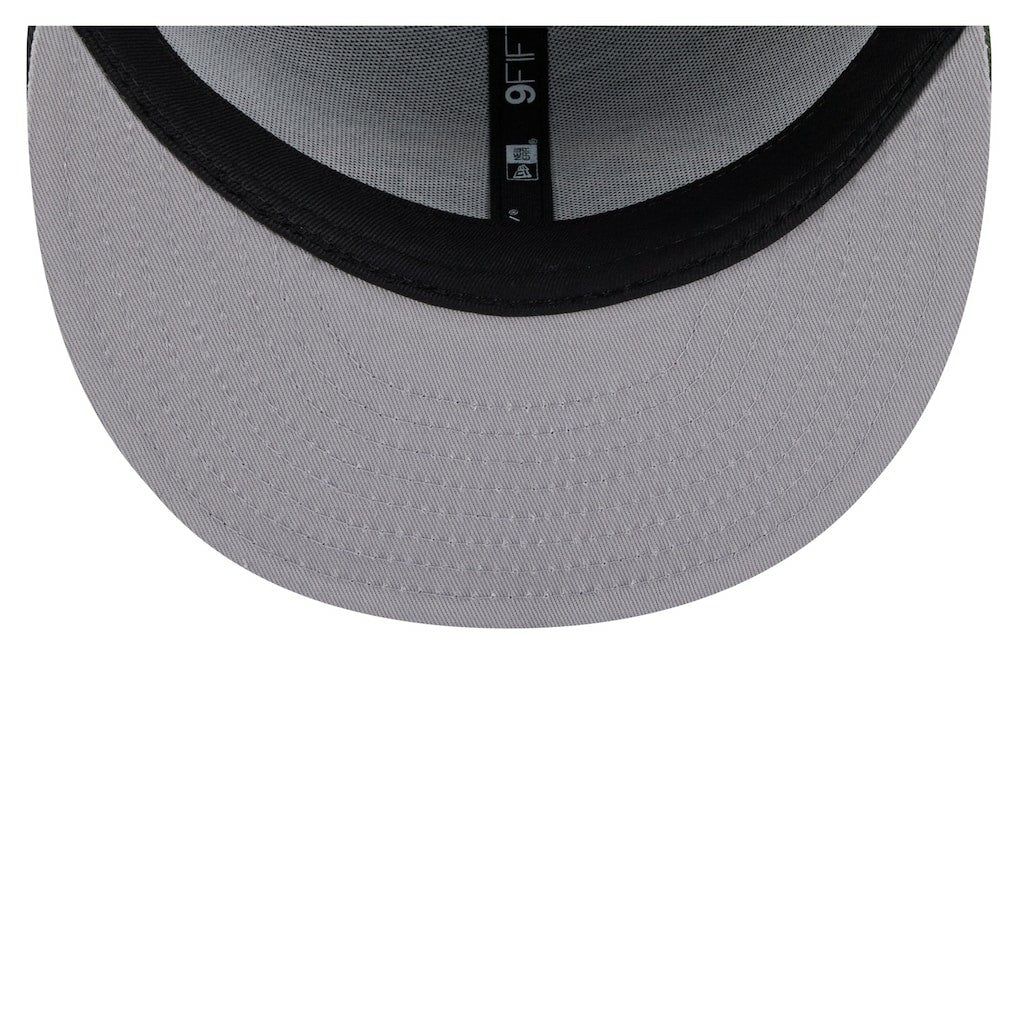 Los Angeles Chargers Adult Burnt Wood Camo 9FIFTY Snapback Hat Dark Brown | NFL