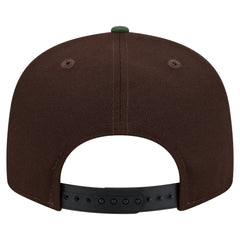 Tampa Bay Buccaneers Adult Burnt Wood Camo 9FIFTY Snapback Hat Dark Brown | NFL