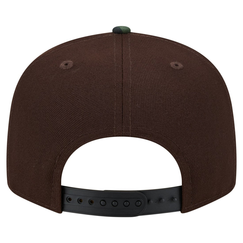 Washington Commanders Adult Burnt Wood Camo 9FIFTY Snapback Hat Dark Brown | NFL