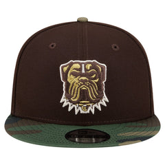 Cleveland Browns Adult Burnt Wood Camo 9FIFTY Snapback Hat Dark Brown | NFL