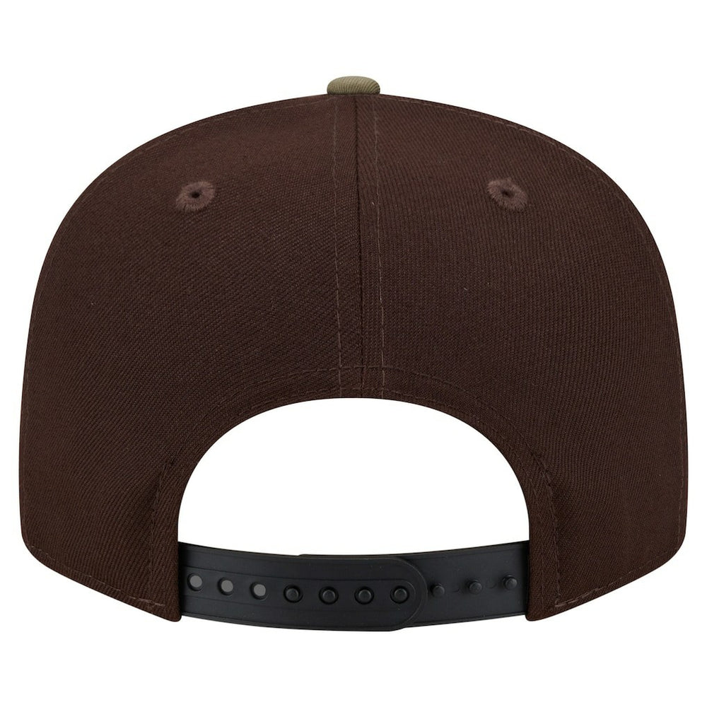Cleveland Browns Adult Burnt Wood Camo 9FIFTY Snapback Hat Dark Brown | NFL