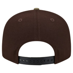 Cleveland Browns Adult Burnt Wood Camo 9FIFTY Snapback Hat Dark Brown | NFL