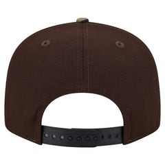 Buffalo Bills Adult Burnt Wood Camo 9FIFTY Snapback Hat Dark Brown | NFL