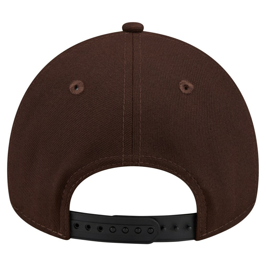 Buffalo Bills New Era Burnt Wood A-Frame 9FORTY Adjustable Hat Dark Brown | NFL