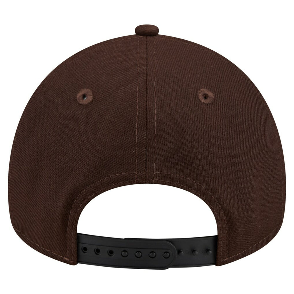 Buffalo Bills New Era Burnt Wood A-Frame 9FORTY Adjustable Hat Dark Brown | NFL