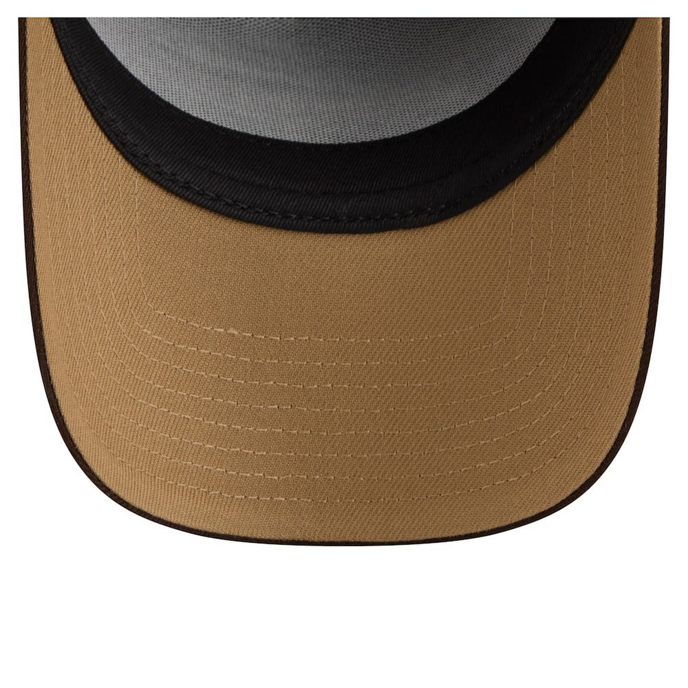 Buffalo Bills New Era Burnt Wood A-Frame 9FORTY Adjustable Hat Dark Brown | NFL