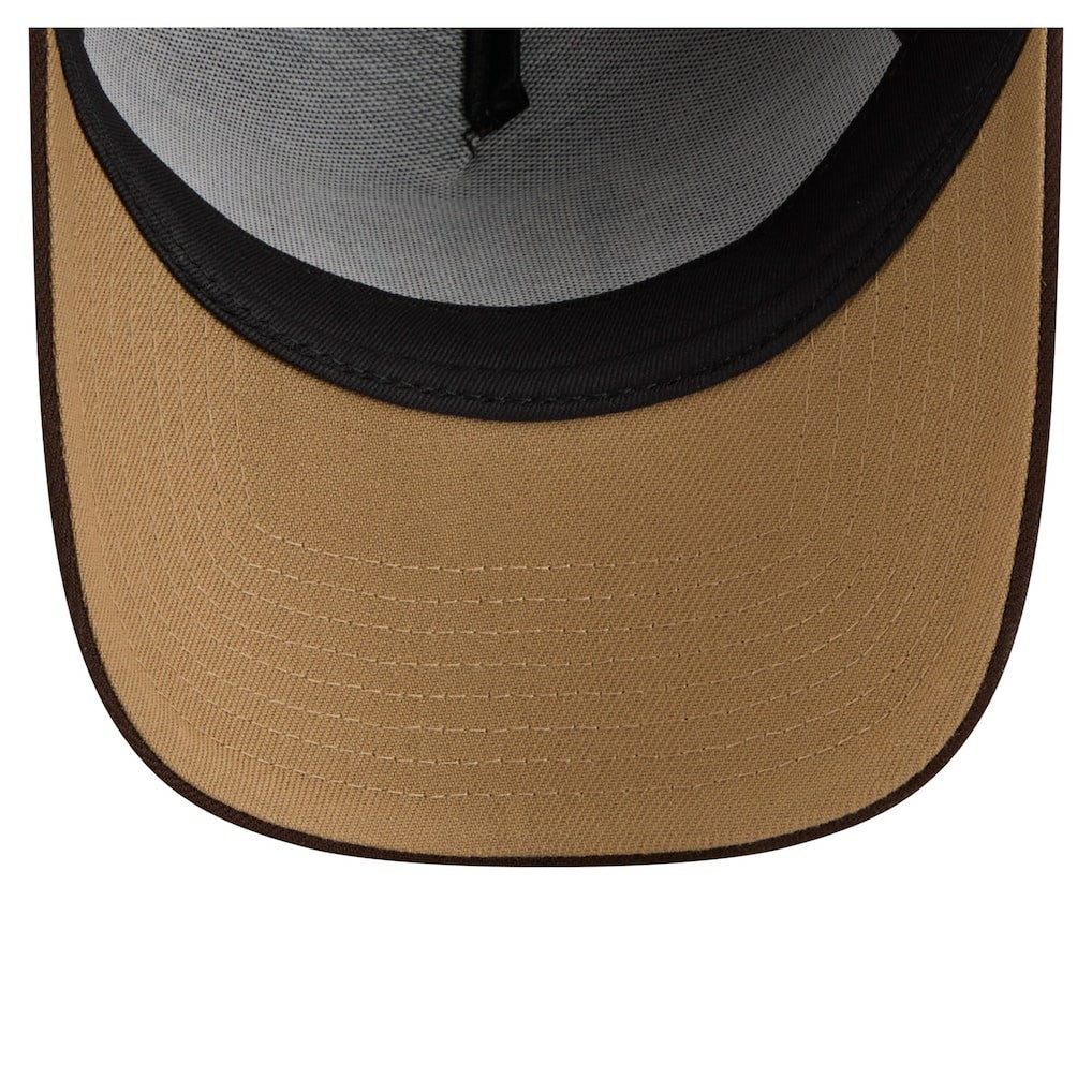 Cincinnati Bengals New Era Burnt Wood A-Frame 9FORTY Adjustable Hat Dark Brown | NFL