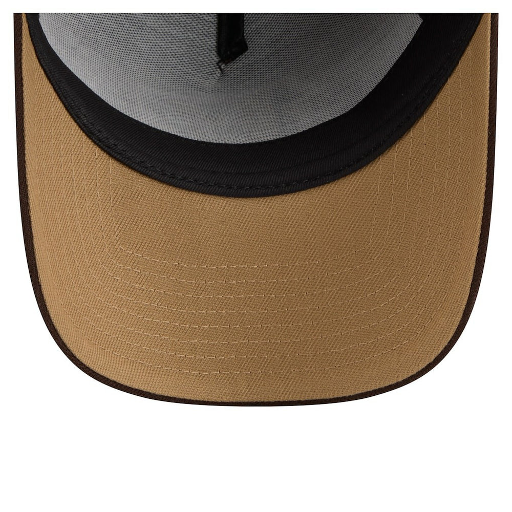 Cincinnati Bengals New Era Burnt Wood A-Frame 9FORTY Adjustable Hat Dark Brown | NFL