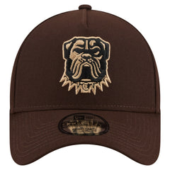 Cleveland Browns New Era Burnt Wood A-Frame 9FORTY Adjustable Hat Dark Brown | NFL