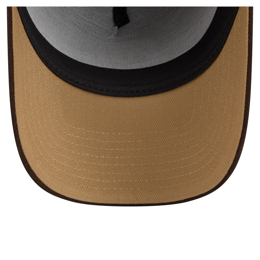 Cleveland Browns New Era Burnt Wood A-Frame 9FORTY Adjustable Hat Dark Brown | NFL