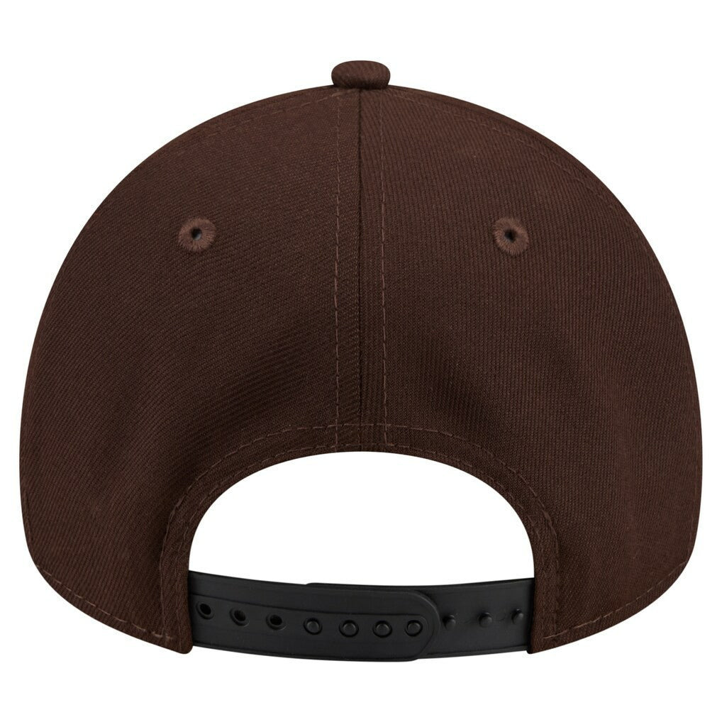 Detroit Lions New Era Burnt Wood A-Frame 9FORTY Adjustable Hat Dark Brown | NFL