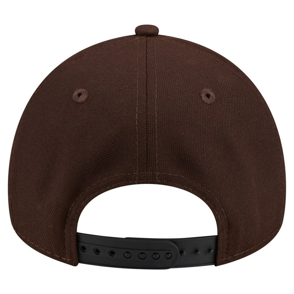 Detroit Lions New Era Burnt Wood A-Frame 9FORTY Adjustable Hat Dark Brown | NFL