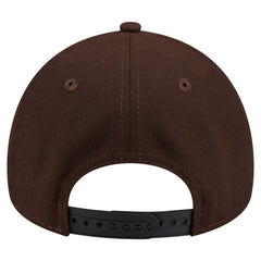 Detroit Lions New Era Burnt Wood A-Frame 9FORTY Adjustable Hat Dark Brown | NFL