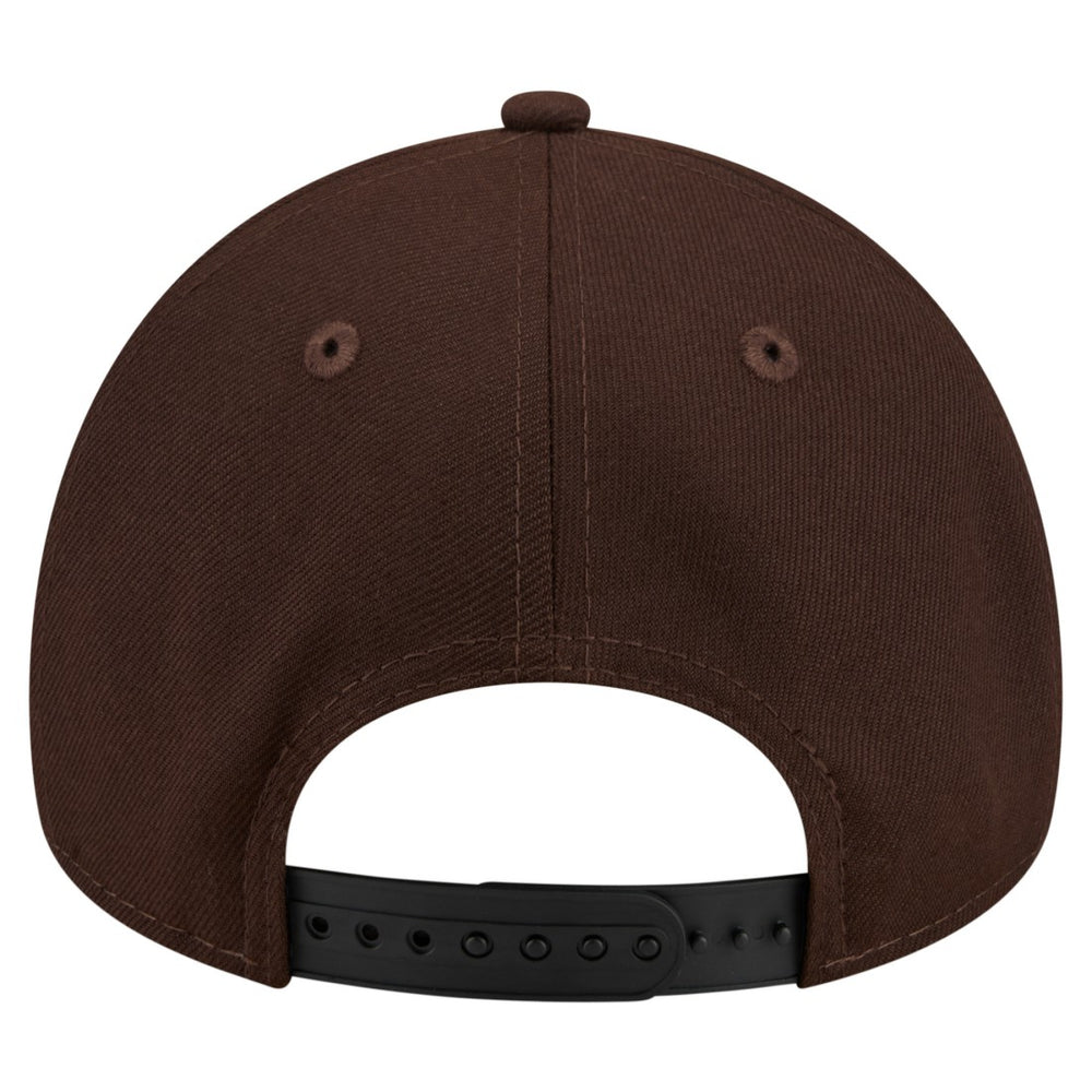 Green Bay Packers New Era Burnt Wood A-Frame 9FORTY Adjustable Hat Dark Brown | NFL