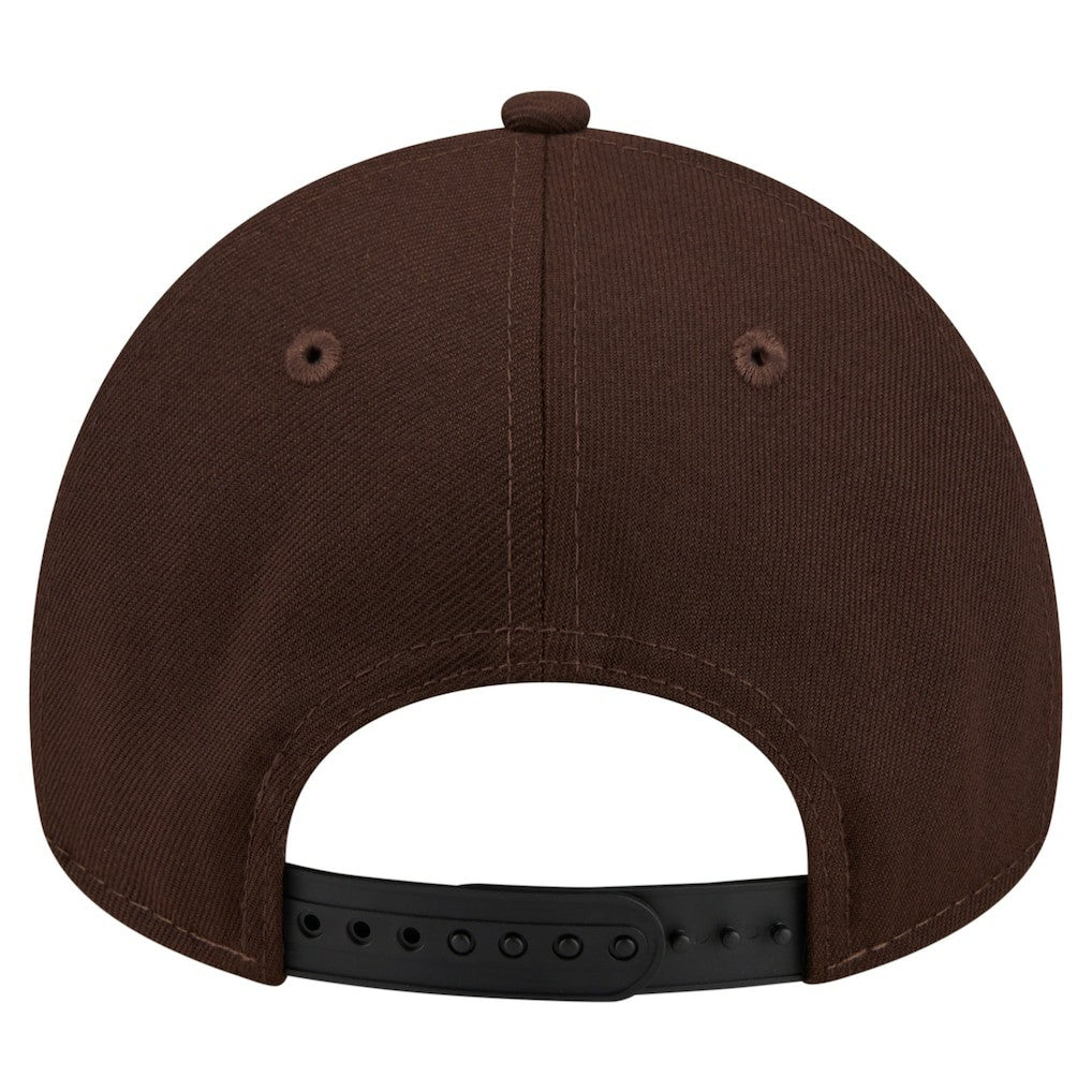 Pittsburgh Steelers New Era Burnt Wood A-Frame 9FORTY Adjustable Hat Dark Brown | NFL
