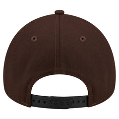 Pittsburgh Steelers New Era Burnt Wood A-Frame 9FORTY Adjustable Hat Dark Brown | NFL
