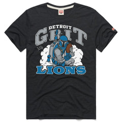 Detroit Lions Homage Unisex Star Wars x NFL Tri-Blend T-Shirt Charcoal | NFL