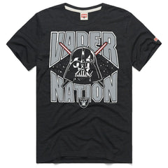 Las Vegas Raiders Homage Unisex Star Wars x NFL Tri-Blend T-Shirt Charcoal | NFL