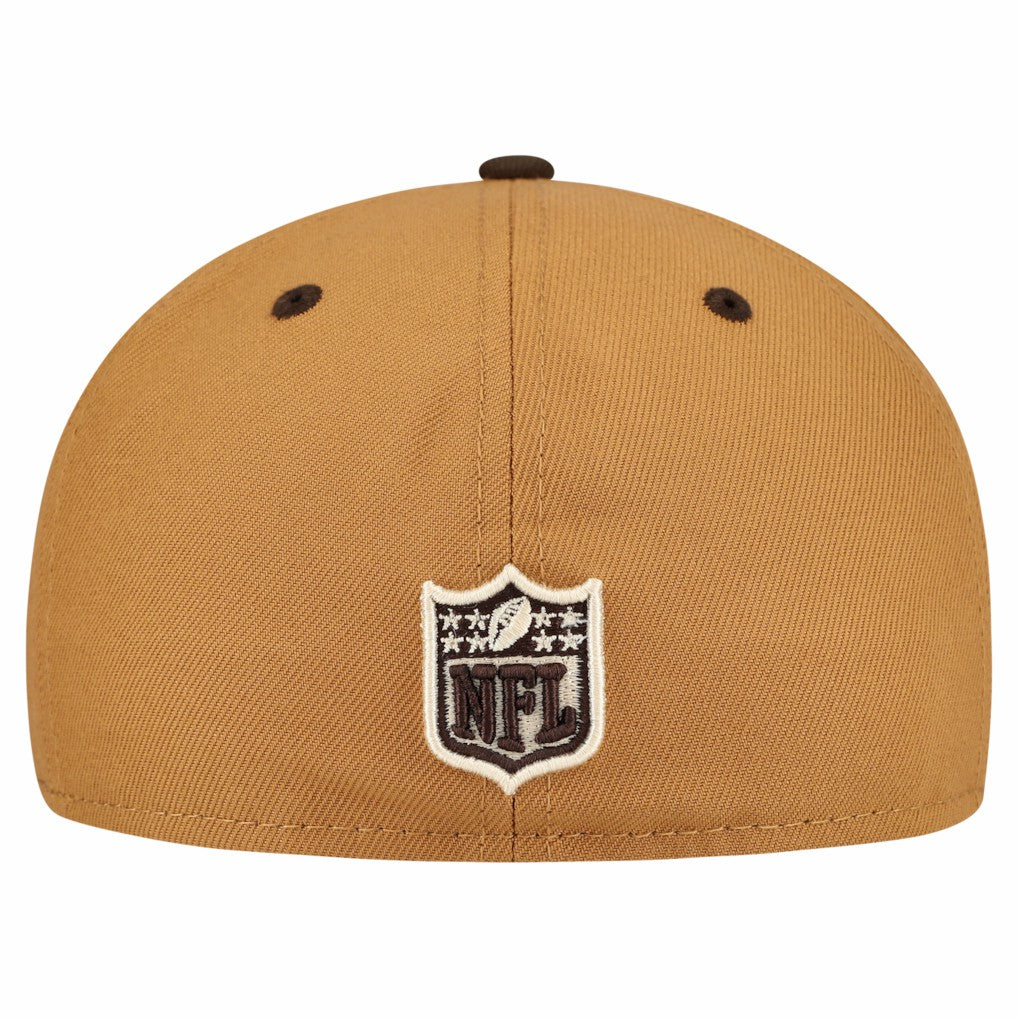 Dallas Cowboys New Era Two-Tone Walnut 59FIFTY Fitted Hat Light Brown/Dark Brown | NFL