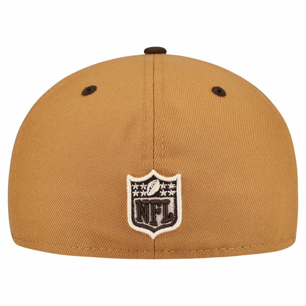 Dallas Cowboys New Era Two-Tone Walnut 59FIFTY Fitted Hat Light Brown/Dark Brown | NFL