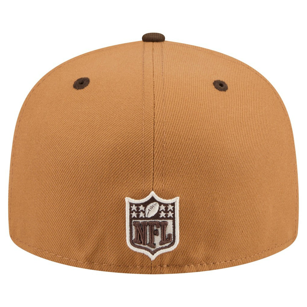 Atlanta Falcons New Era Two-Tone Walnut 59FIFTY Fitted Hat Light Brown/Dark Brown | NFL